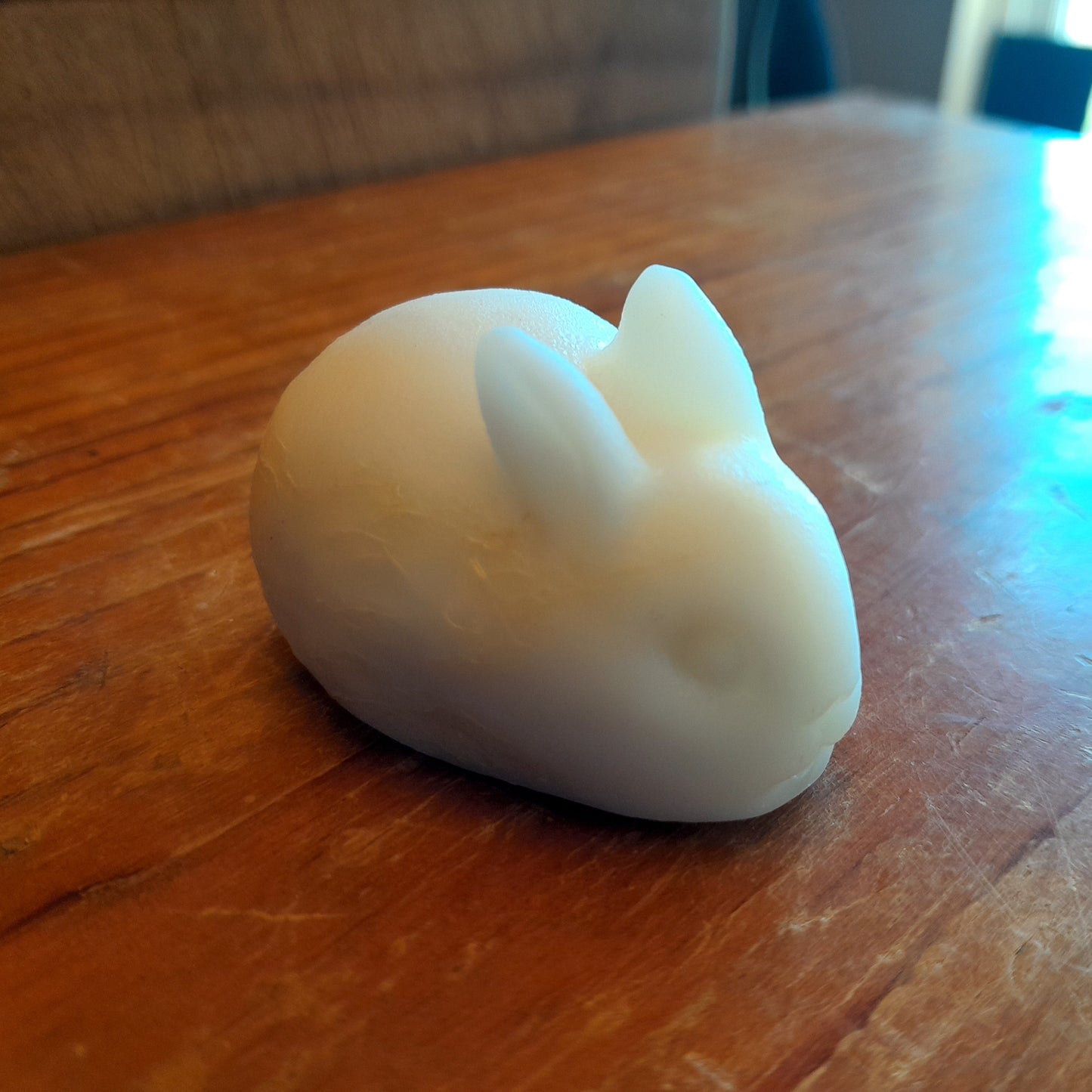 1oz Goat's Milk Luffa Soap: Rabbit, Unscented