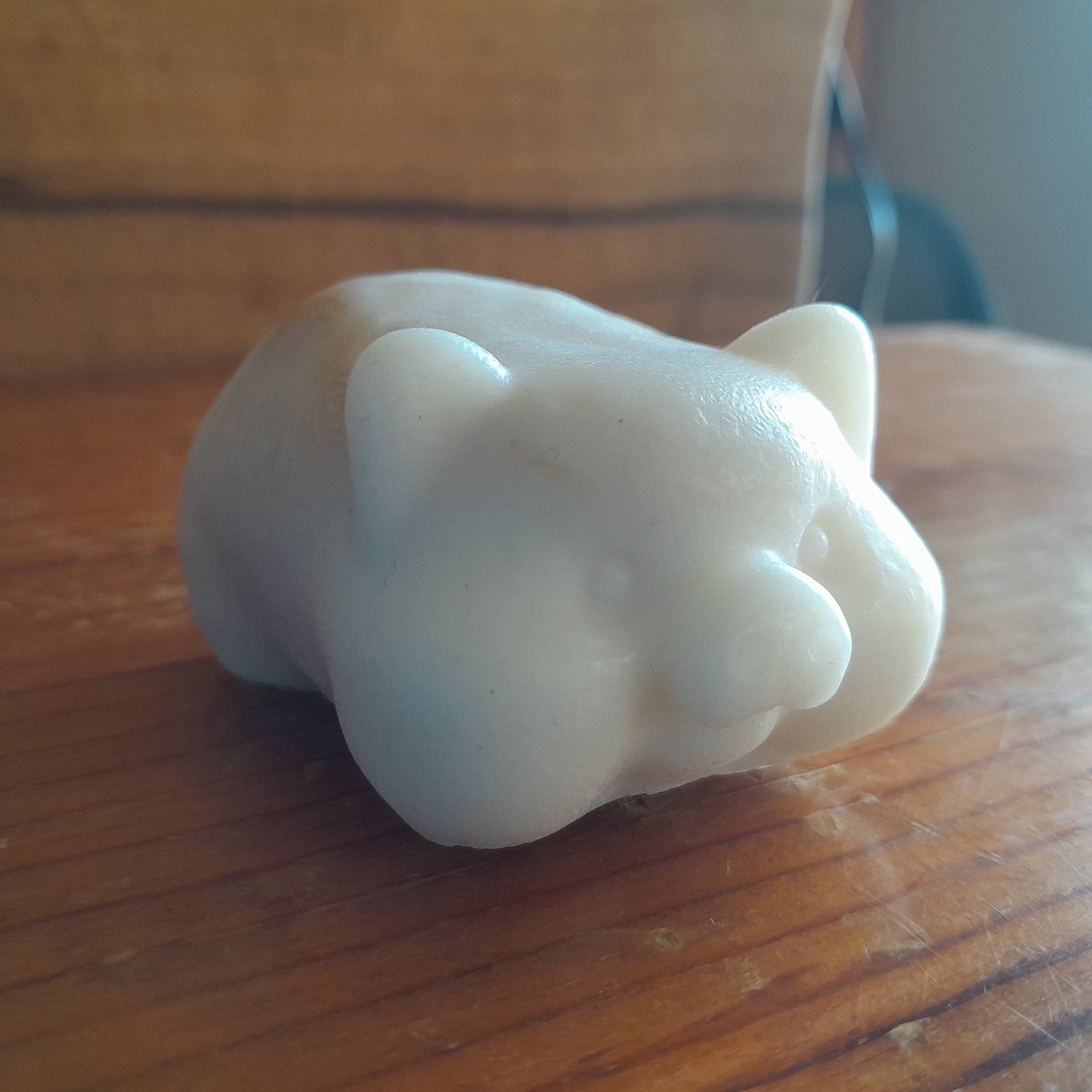 3.5oz Goat's Milk Luffa Soap: Pig, Unscented