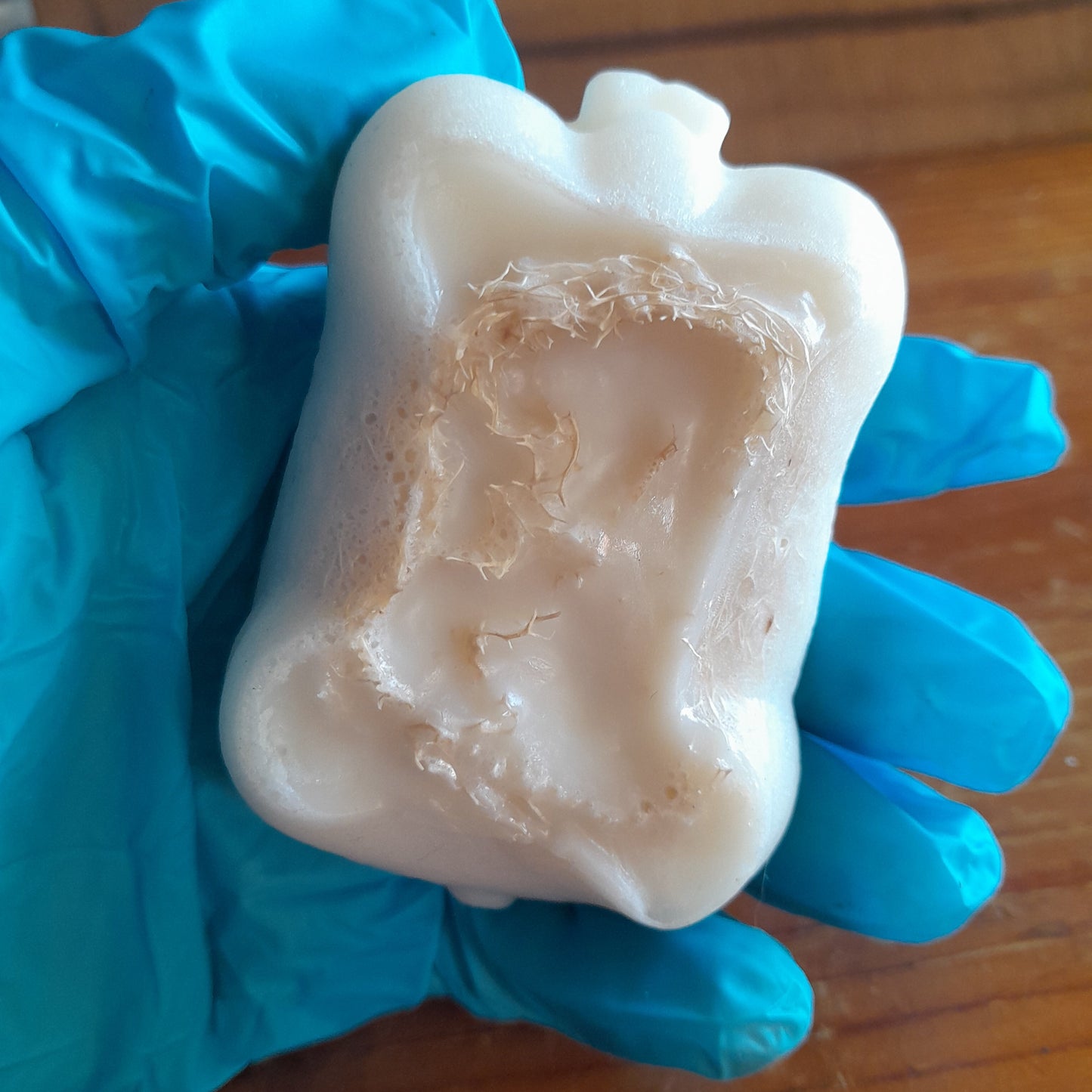 3.5oz Goat's Milk Luffa Soap: Pig, Unscented