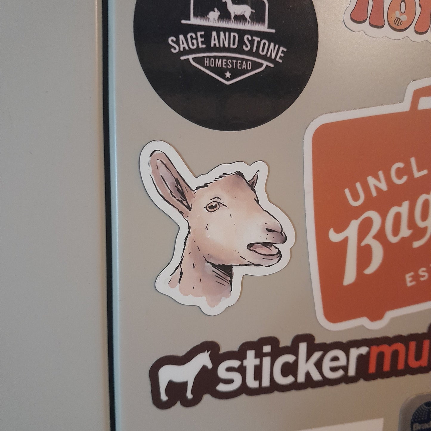 2" Nigerian Dwarf Goat Magnet: "Winnie"