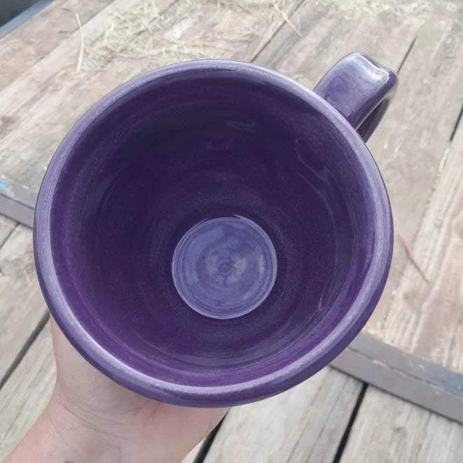 14oz Branded Purple Mug